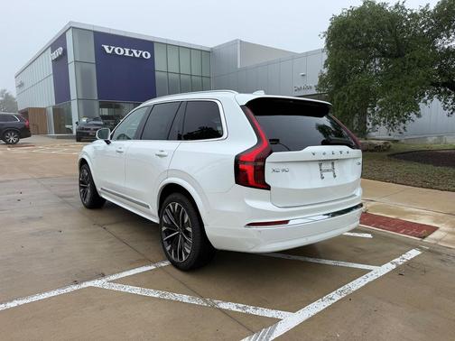 Crystal White Pearl 2026 Volvo XC90 Plug-In Hybrid Plus, T8 AWD, Electric/Gasoline, Bright, 7 Seats