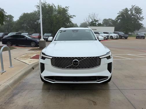 Crystal White Pearl 2026 Volvo XC90 Plug-In Hybrid Plus, T8 AWD, Electric/Gasoline, Bright, 7 Seats