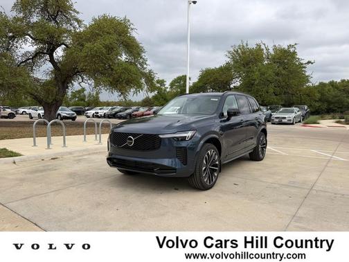 Denim Blue Metallic 2026 Volvo XC90 Plug-In Hybrid Ultra Dark Theme, T8 AWD, Electric/Gasoline, 7 Seats