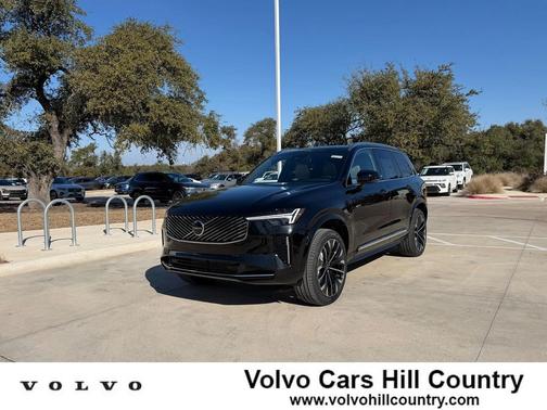 Onyx Black Metallic 2026 Volvo XC90 Plug-In Hybrid Core, T8 AWD, Electric/Gasoline, Bright, 7 Seats