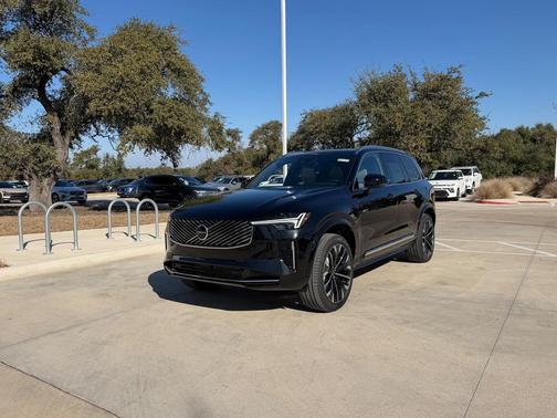 Onyx Black Metallic 2026 Volvo XC90 Plug-In Hybrid Core, T8 AWD, Electric/Gasoline, Bright, 7 Seats