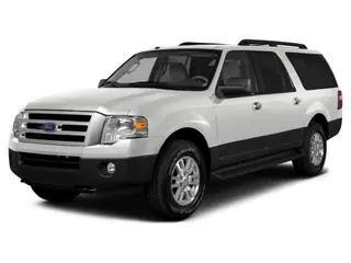 White Platinum Metallic Tri-Coat 2015 Ford Expedition EL Limited
