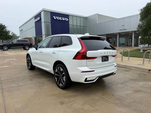 Crystal White Metallic 2026 Volvo XC60 Plug-In Hybrid Plus, T8 AWD Electric/Gasoline, Dark