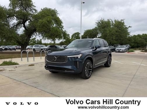 Denim Blue Metallic 2026 Volvo XC90 Plus, B5 AWD Gas (mild hybrid), Gasoline, Bright, 7 Seats