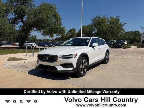 Crystal White Pearl 2025 Volvo V60 Cross Country Plus, B5 AWD Gas (mild hybrid)