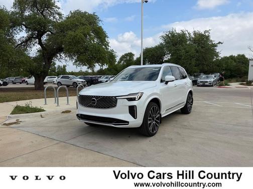 Crystal White Pearl 2026 Volvo XC90 Plus, B6 AWD Gas (mild hybrid), Gasoline, Bright, 6 Seats