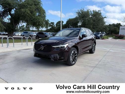 Mulberry Metallic 2026 Volvo XC60 Plug-In Hybrid Plus, T8 AWD Electric/Gasoline, Dark