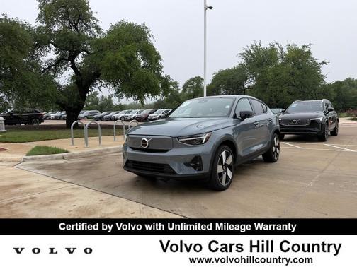 Thunder Gray Metallic 2023 Volvo C40 Recharge Pure Electric Twin Ultimate