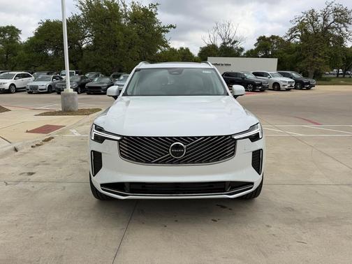 Crystal White Pearl 2026 Volvo XC90 Plug-In Hybrid Ultra, T8 AWD, Electric/Gasoline, Bright, 7 Seats