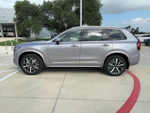Aurora Silver 2026 Volvo XC90 Core, B5 AWD Gas (mild hybrid), Gasoline, Bright, 7 Seats