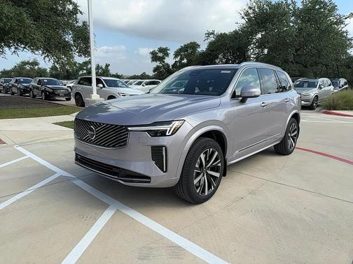 Aurora Silver 2026 Volvo XC90 Core, B5 AWD Gas (mild hybrid), Gasoline, Bright, 7 Seats