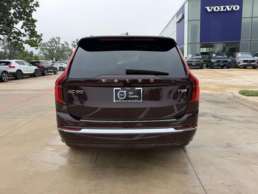 Mulberry Red Metallic 2026 Volvo XC90 Plug-In Hybrid Ultra, T8 AWD, Electric/Gasoline, Bright, 7 Seats