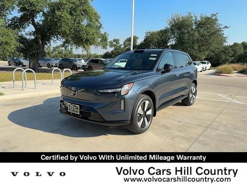 Denim Blue Metallic 2025 Volvo EX90 Plus, Twin Motor Performance, Fully electric, 6 Seats