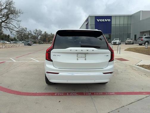 Crystal White Pearl 2026 Volvo XC90 Plug-In Hybrid Plus, T8 AWD, Electric/Gasoline, Bright, 7 Seats