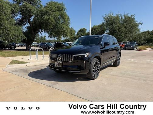 Onyx Black Metallic 2026 Volvo XC90 Plus, B6 AWD Gas (mild hybrid), Gasoline, Bright, 6 Seats