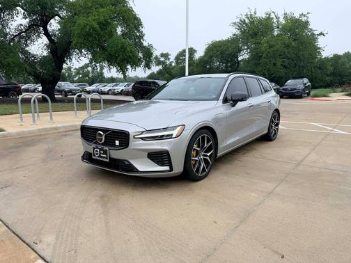 Silver Dawn Metallic 2024 Volvo V60 Recharge Plug-In Hybrid Polestar