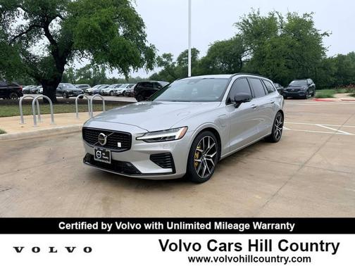 Silver Dawn Metallic 2024 Volvo V60 Recharge Plug-In Hybrid Polestar
