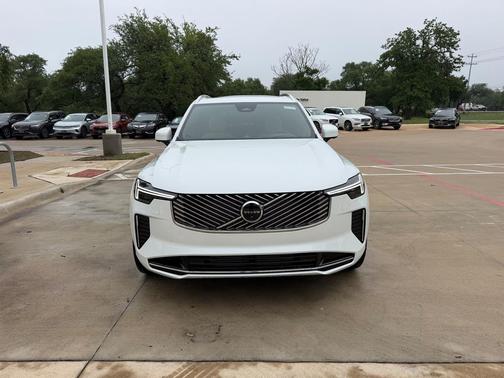 Crystal White Pearl 2026 Volvo XC90 Plug-In Hybrid Ultra, T8 AWD, Electric/Gasoline, Bright, 7 Seats
