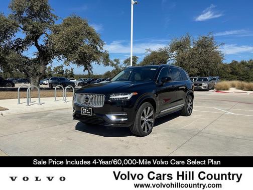 Onyx Black Metallic 2025 Volvo XC90 Plug-In Hybrid T8 Ultra 7-Seater
