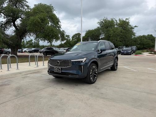 Denim Blue Metallic 2026 Volvo XC90 Ultra, B6 AWD Gas (mild hybrid), Gasoline, Bright, 7 Seats