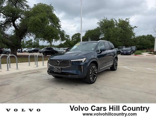 Denim Blue Metallic 2026 Volvo XC90 Ultra, B6 AWD Gas (mild hybrid), Gasoline, Bright, 7 Seats