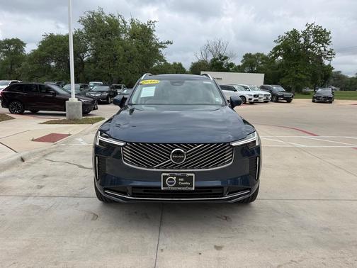 Denim Blue Metallic 2026 Volvo XC90 Ultra, B6 AWD Gas (mild hybrid), Gasoline, Bright, 7 Seats
