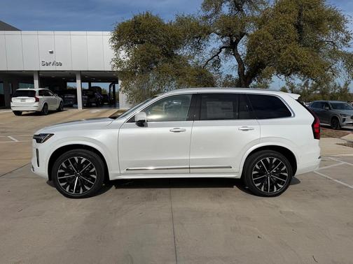 Crystal White Pearl 2026 Volvo XC90 Ultra, B6 AWD Gas (mild hybrid), Gasoline, Bright, 7 Seats