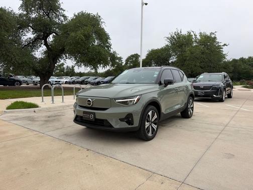 Sage Green Metallic 2023 Volvo XC40 Recharge Pure Electric Twin Plus