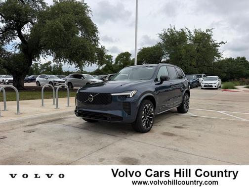 Denim Blue Metallic 2026 Volvo XC90 Ultra Dark Theme, B6 AWD Gas (mild hybrid), Gasoline, 6 Seats