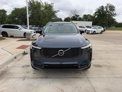 Denim Blue Metallic 2026 Volvo XC90 Ultra Dark Theme, B6 AWD Gas (mild hybrid), Gasoline, 6 Seats