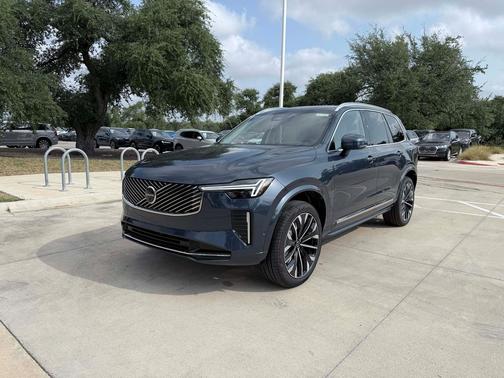 Denim Blue Metallic 2026 Volvo XC90 Ultra, B6 AWD Gas (mild hybrid), Gasoline, Bright, 7 Seats