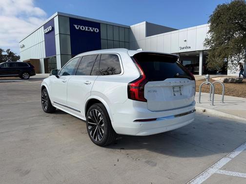 Crystal White Pearl 2026 Volvo XC90 Plug-In Hybrid Ultra, T8 AWD, Electric/Gasoline, Bright, 7 Seats