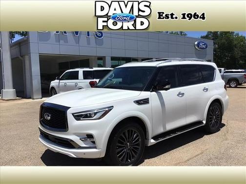Moonstone White 2023 INFINITI QX80 PREMIUM SELECT