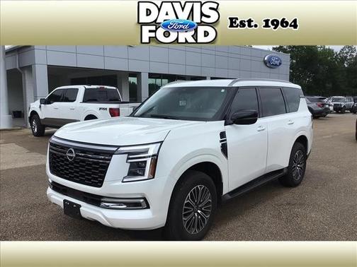 Aspen White 2025 Nissan Armada SL