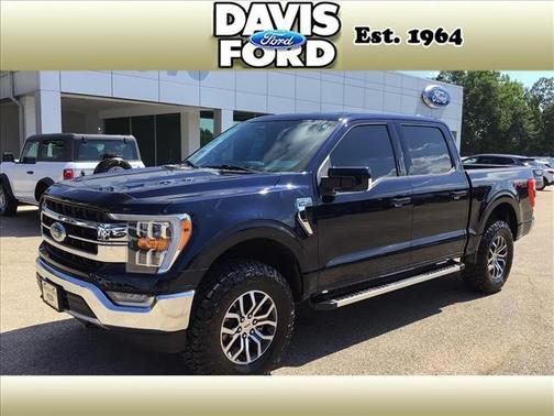 Antimatter Blue Metallic 2022 Ford F-150 Lariat