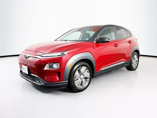 Pulse Red 2021 Hyundai KONA EV SEL