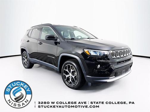 Diamond Black Crystal Pearlcoat 2024 Jeep Compass Limited