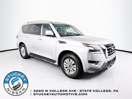 Brilliant Silver Metallic 2024 Nissan Armada SV 4WD