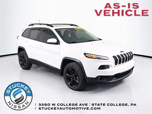 Bright White Clearcoat 2016 Jeep Cherokee Altitude