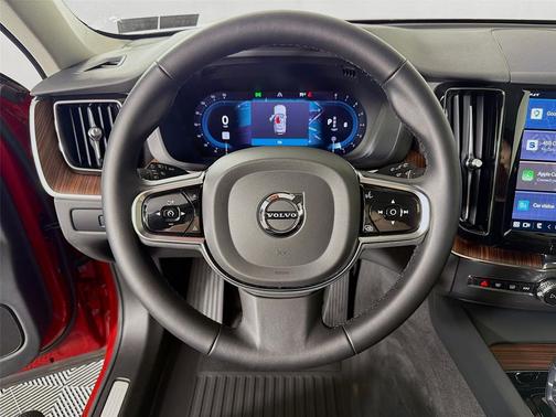 Fusion Red Metallic 2024 Volvo XC60 B5 Plus Dark Theme