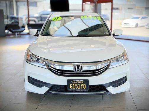 White 2017 Honda Accord LX