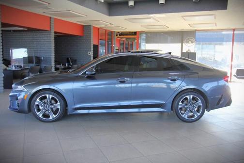 Gravity Gray 2021 Kia K5 EX