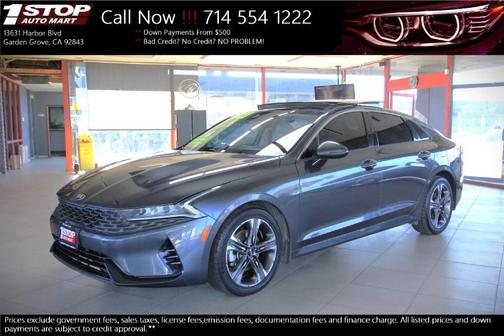 Gravity Gray 2021 Kia K5 EX