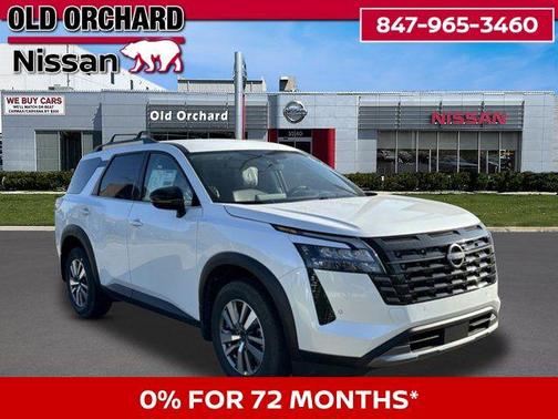 Everest White Pearl Tricoat 2026 Nissan Pathfinder SL