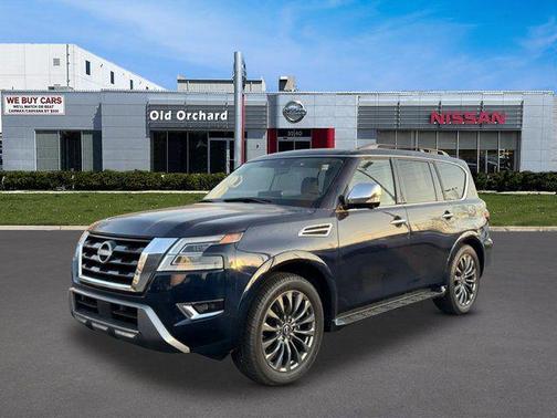 Hermosa Blue Pearl 2024 Nissan Armada Platinum 4WD