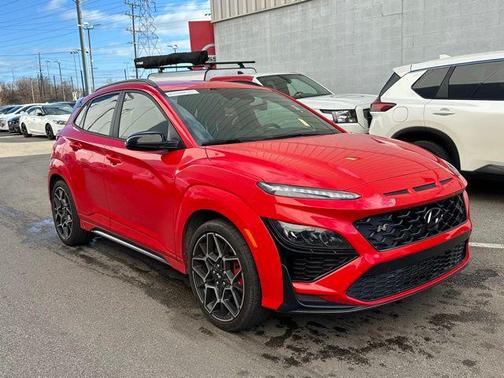 Racing Red 2023 Hyundai Kona N Base