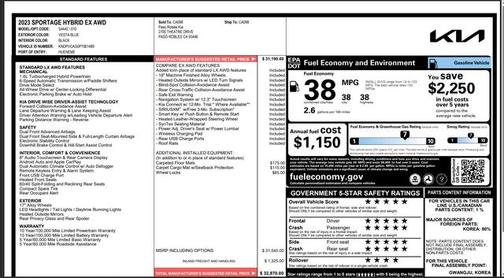 2023 Kia Sportage Hybrid EX