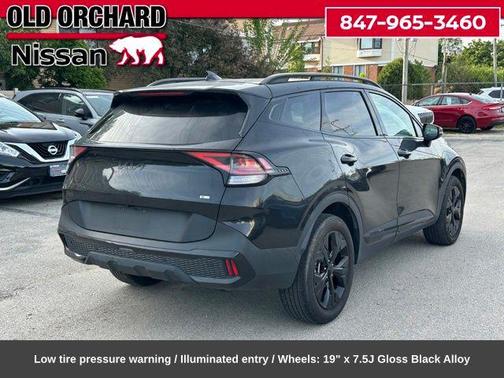 Ebony Black 2025 Kia Sportage X-Line