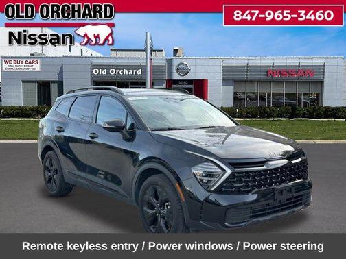 Ebony Black 2025 Kia Sportage X-Line