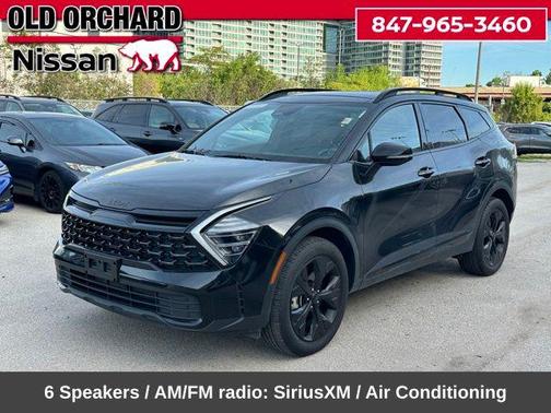Ebony Black 2025 Kia Sportage X-Line